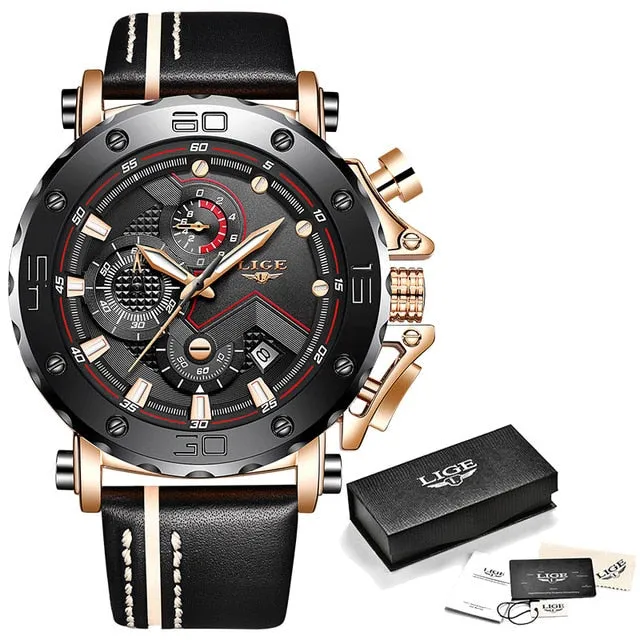 Mens Luxury Watches - Fashion Waterproof Quartz Watch