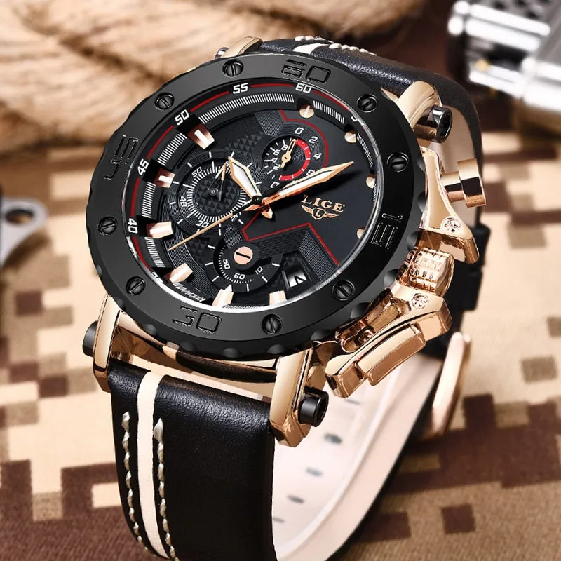 Mens Luxury Watches - Fashion Waterproof Quartz Watch