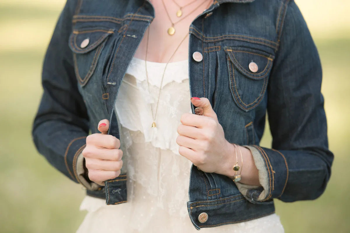 Moonstone Bezel Wrapped Bracelet