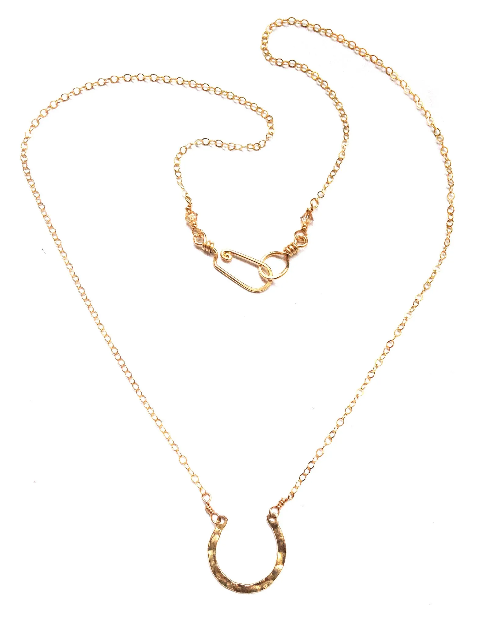 necklace . mini hammered you