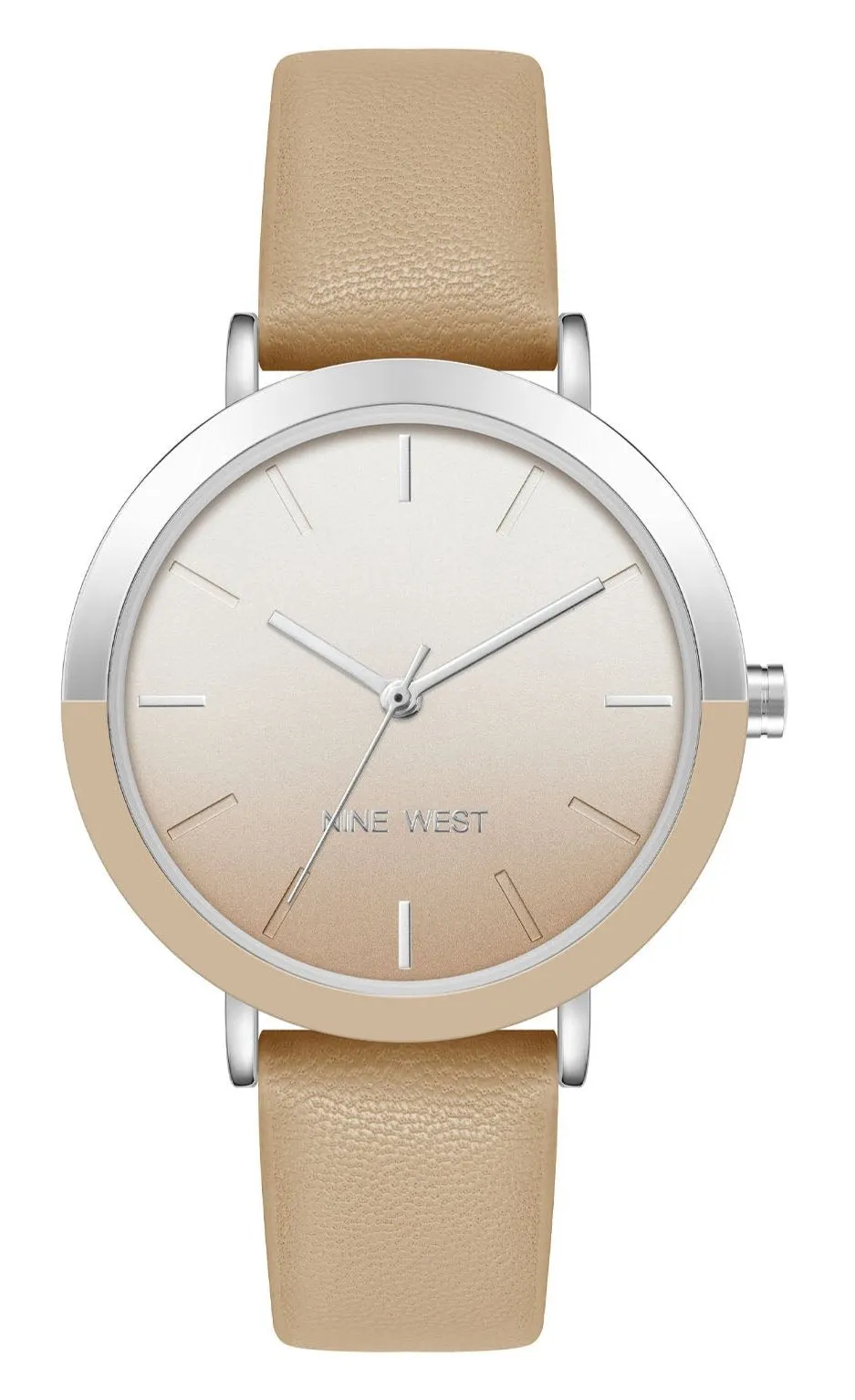 Nine West Tan Dial Analog Watch For -  Ladies NW-2347SVTN
