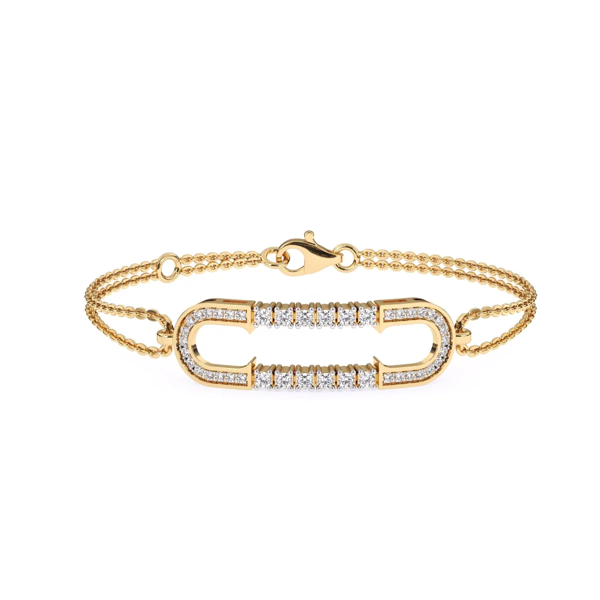 Rose Gold Stylish Charm Adjustable Free Size Designer Bracelet