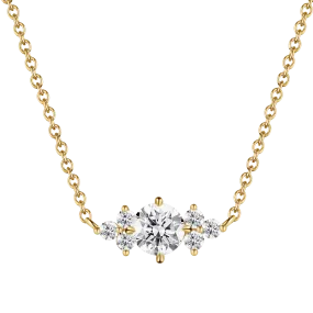 Round brilliant joy necklace