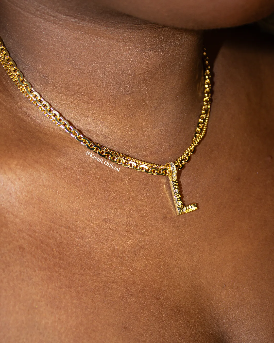 Safiya Initial Necklace