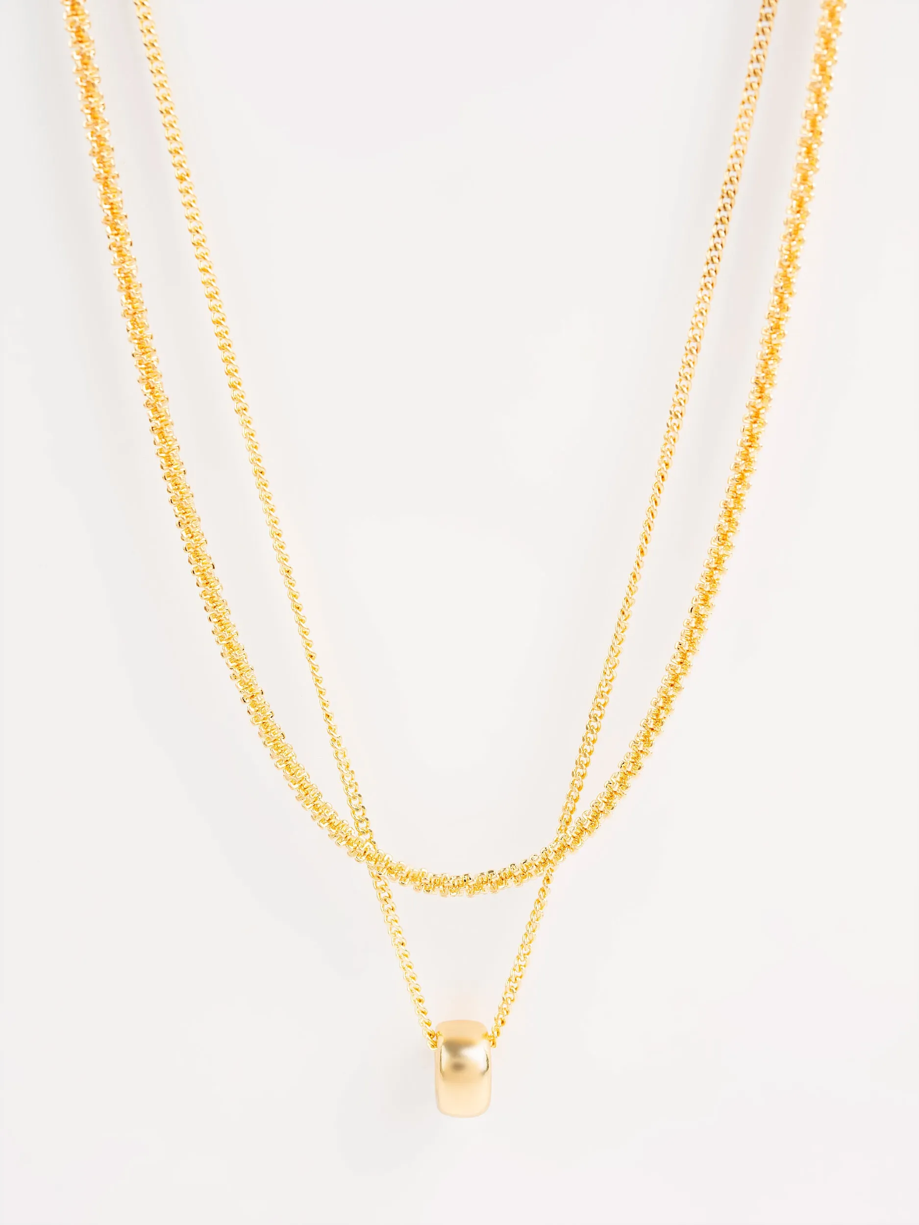 Set Of Minimal Gold Necklaces