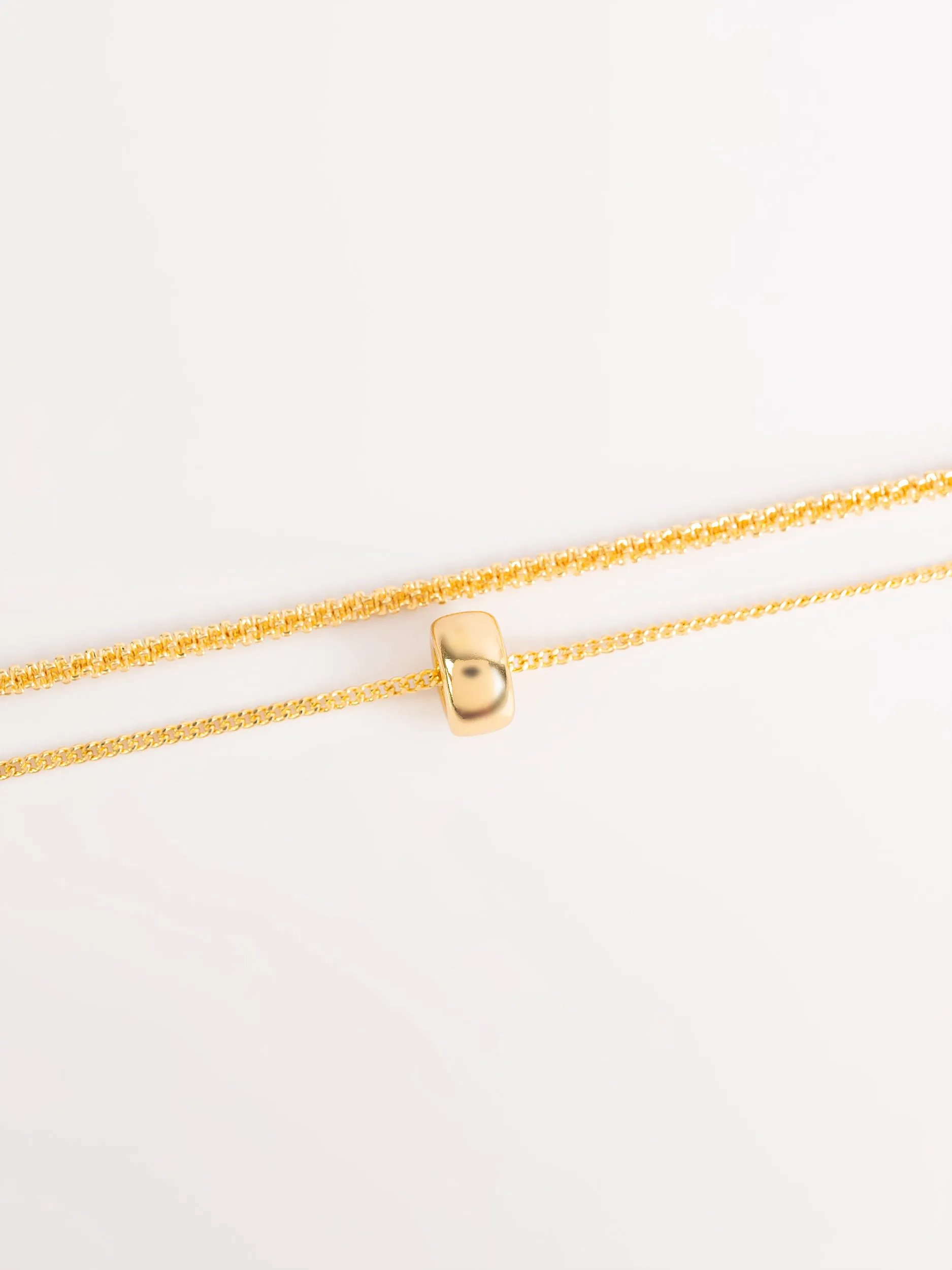 Set Of Minimal Gold Necklaces