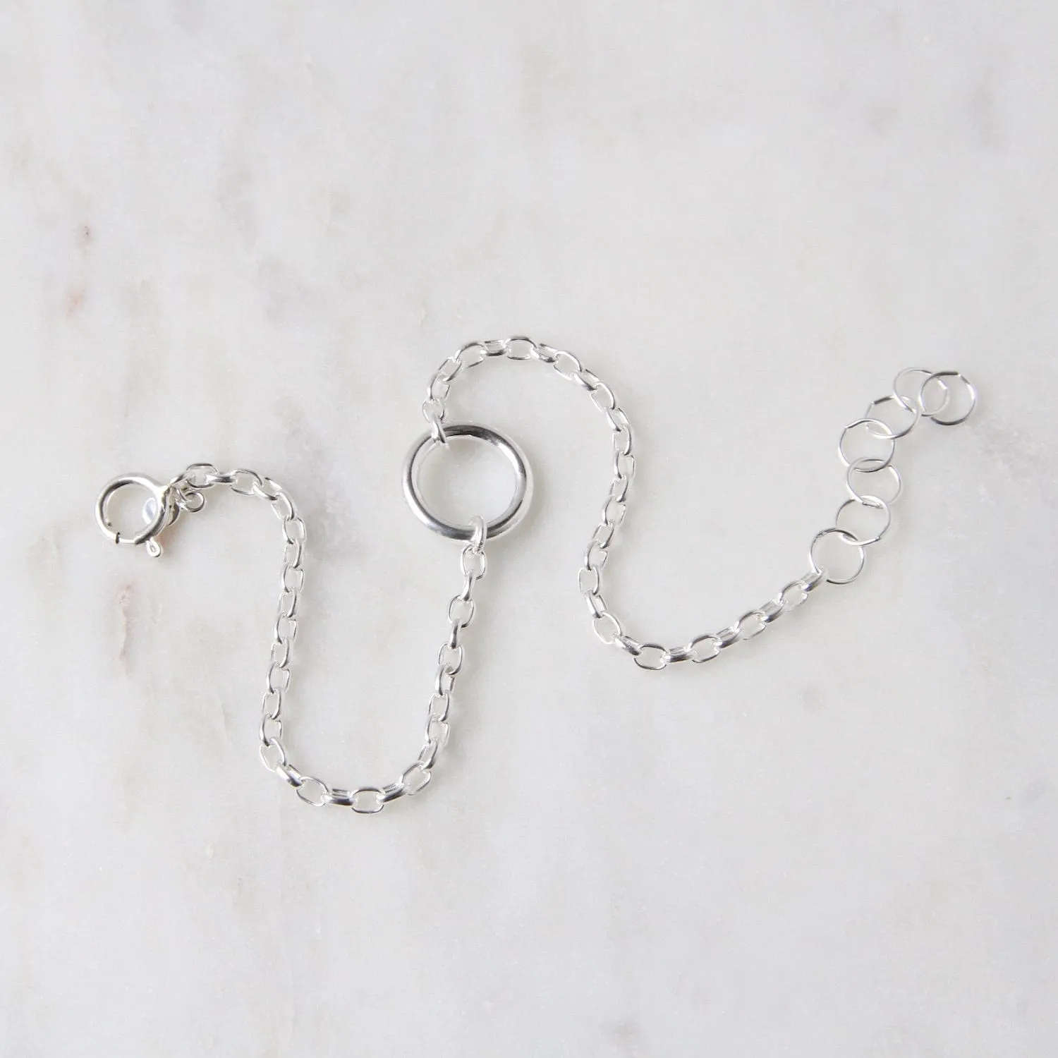 Sterling Silver Heavy Circle Bracelet
