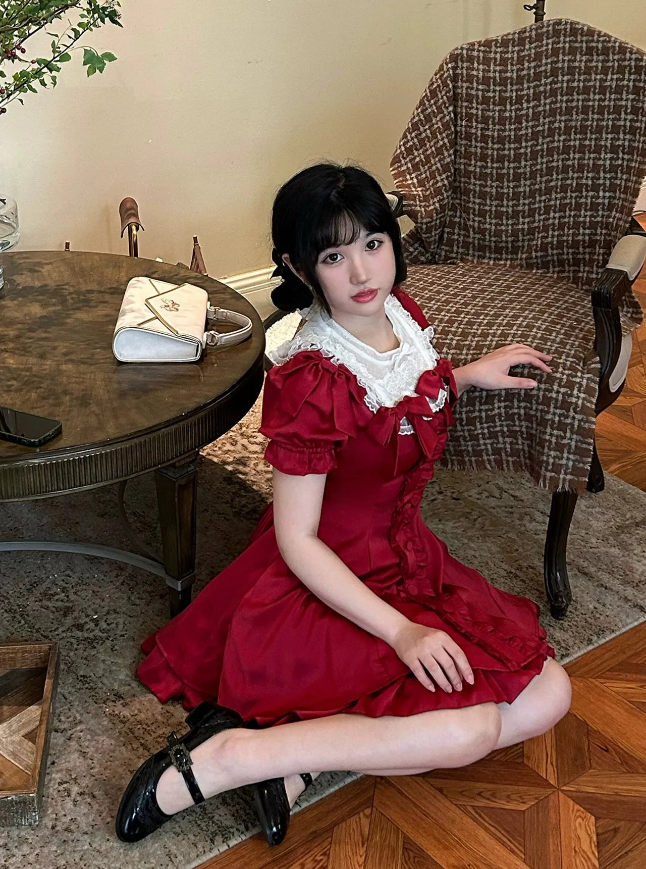 Sweet Wood~Plus Size Lolita OP Dress Summer Dress