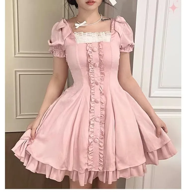 Sweet Wood~Plus Size Lolita OP Dress Summer Dress