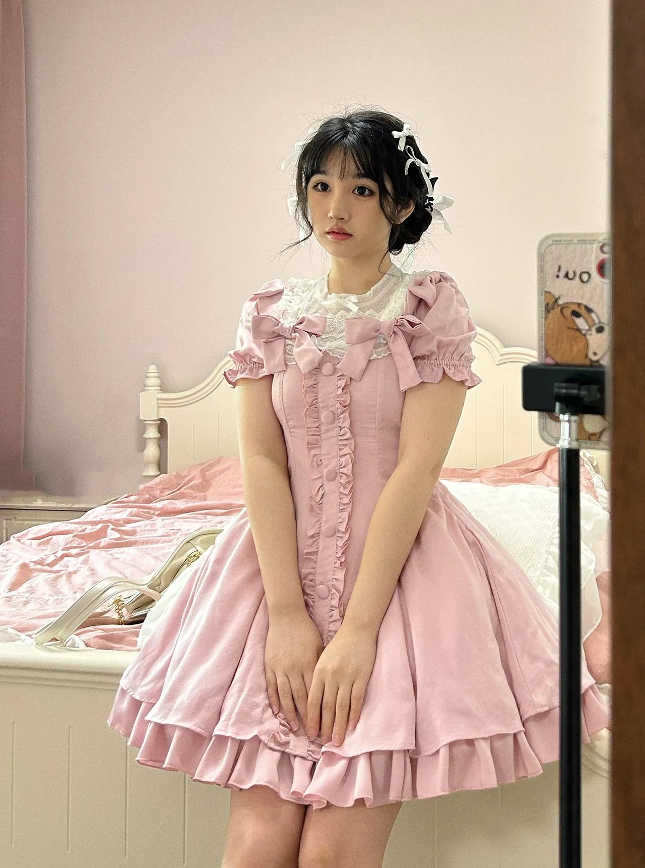 Sweet Wood~Plus Size Lolita OP Dress Summer Dress