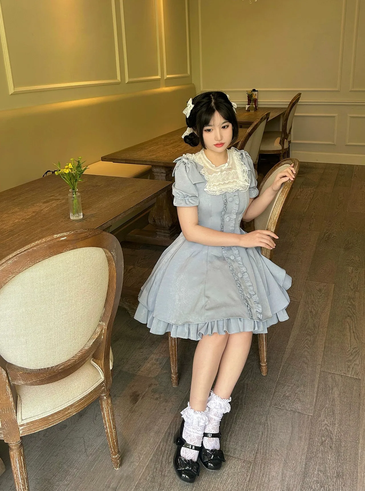Sweet Wood~Plus Size Lolita OP Dress Summer Dress