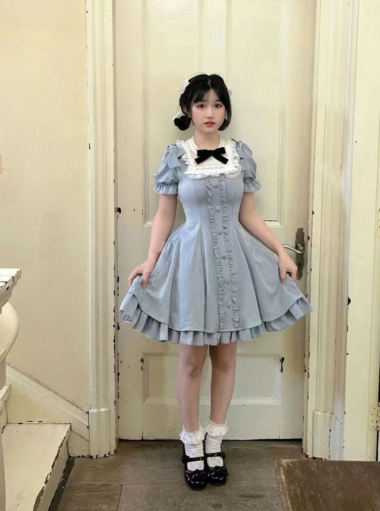 Sweet Wood~Plus Size Lolita OP Dress Summer Dress