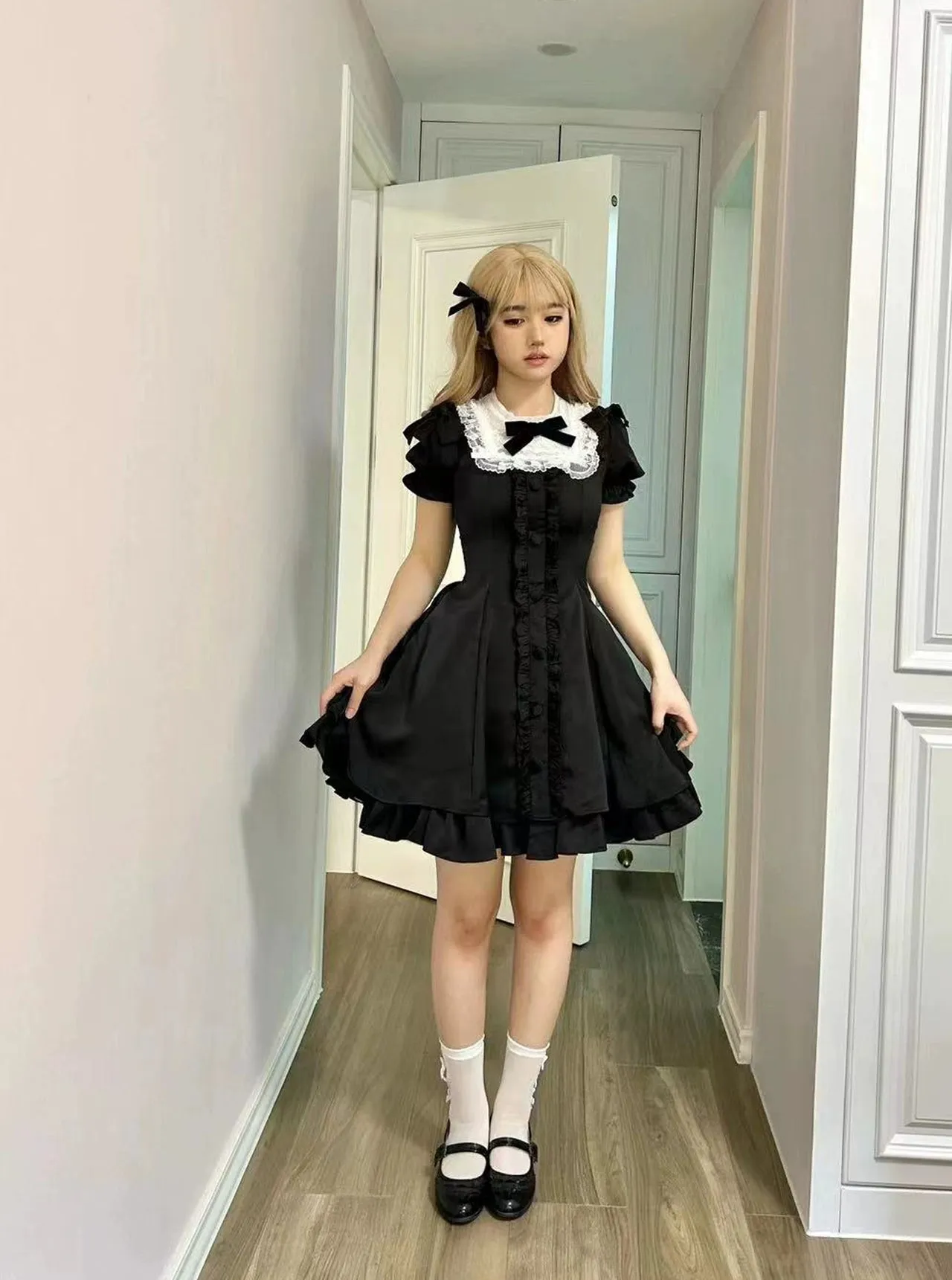 Sweet Wood~Plus Size Lolita OP Dress Summer Dress