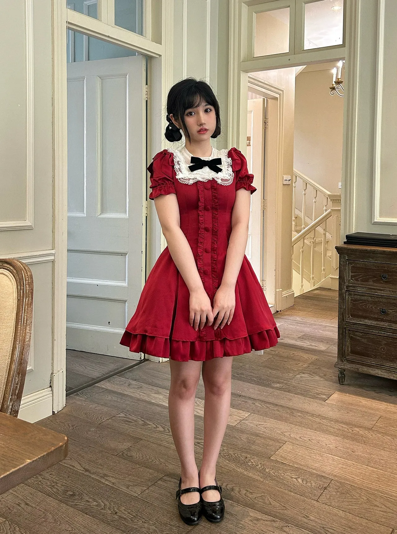 Sweet Wood~Plus Size Lolita OP Dress Summer Dress