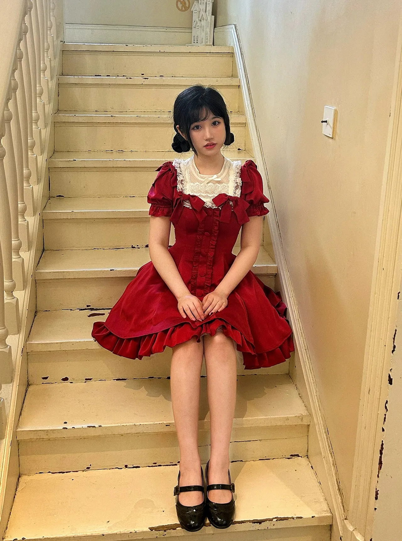 Sweet Wood~Plus Size Lolita OP Dress Summer Dress