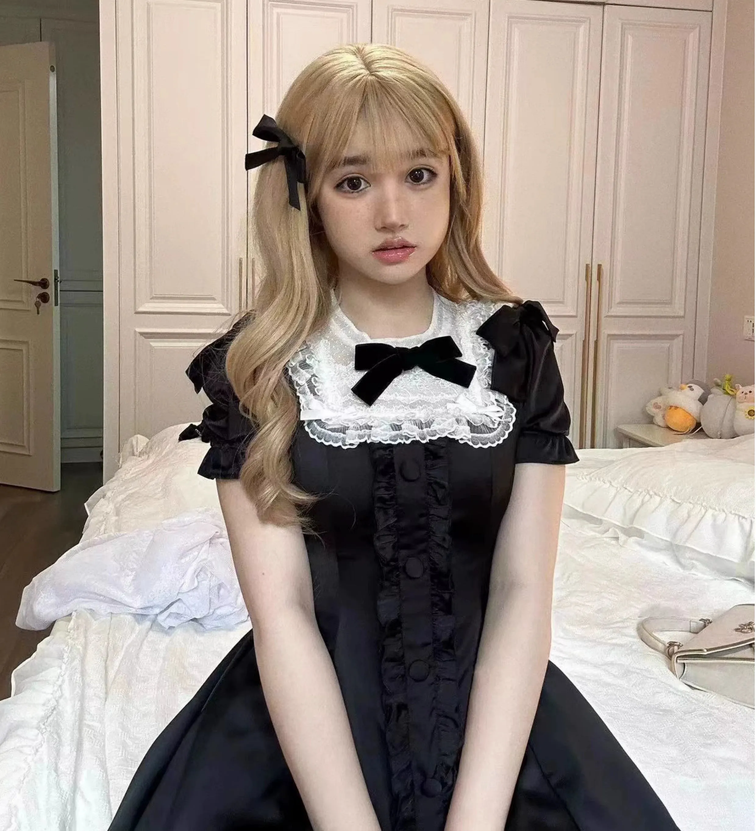 Sweet Wood~Plus Size Lolita OP Dress Summer Dress