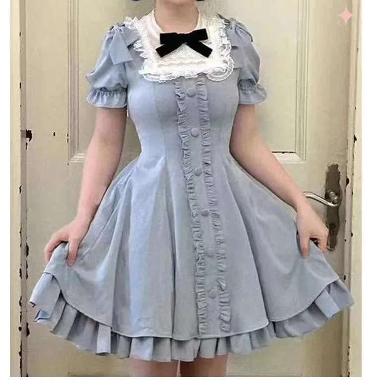 Sweet Wood~Plus Size Lolita OP Dress Summer Dress