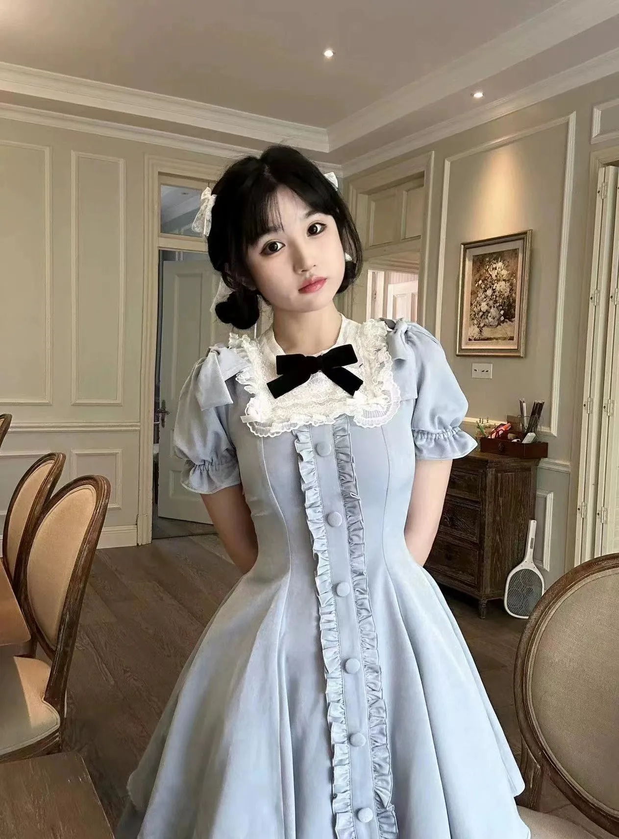 Sweet Wood~Plus Size Lolita OP Dress Summer Dress