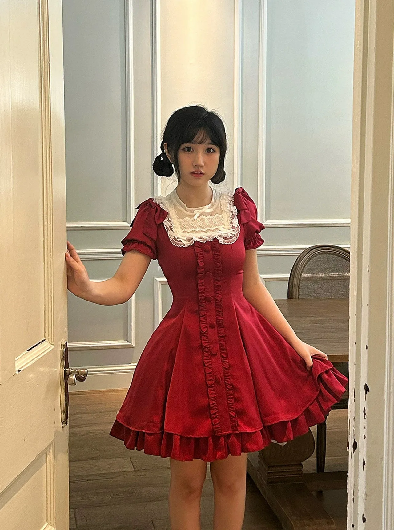 Sweet Wood~Plus Size Lolita OP Dress Summer Dress