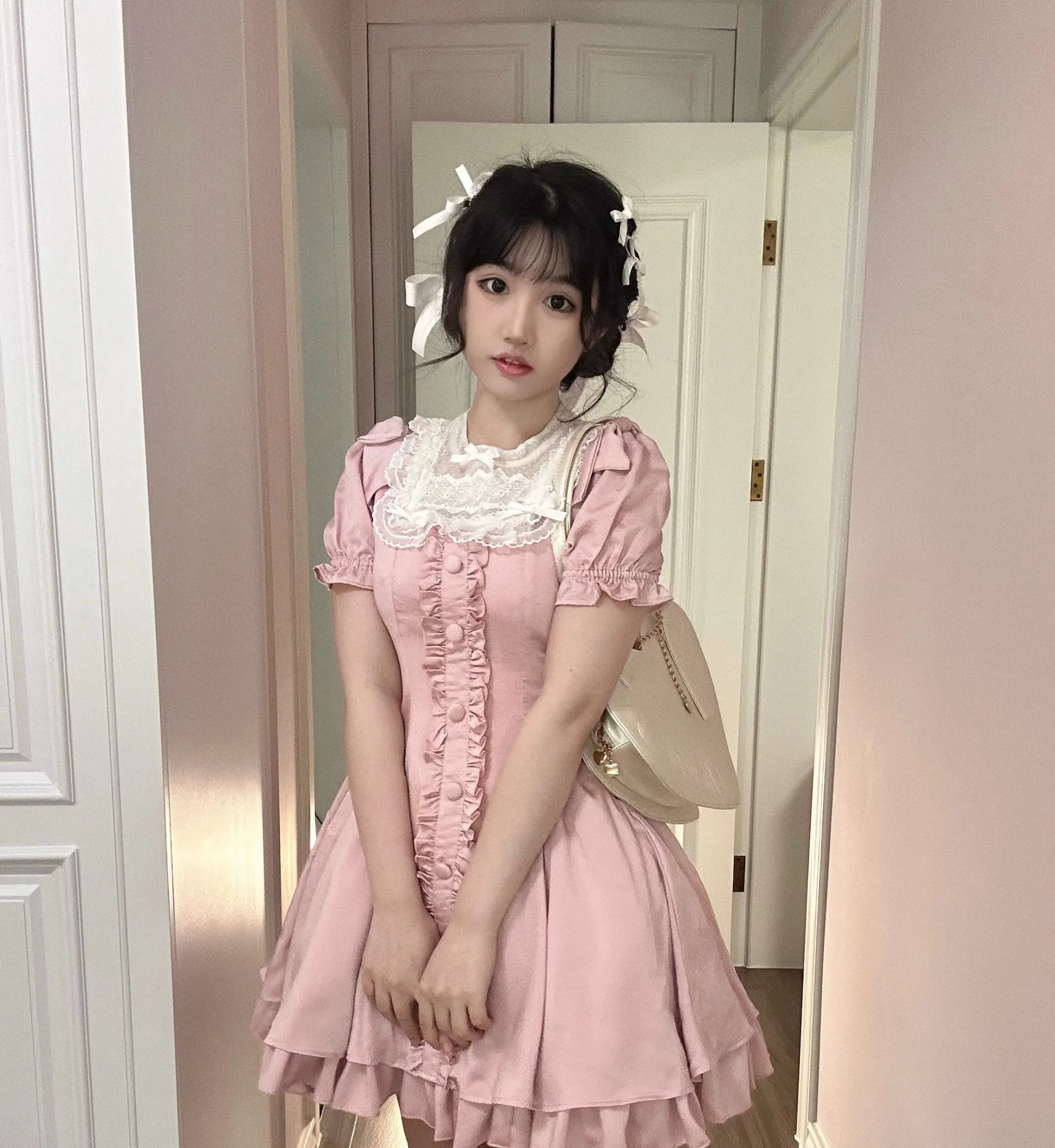 Sweet Wood~Plus Size Lolita OP Dress Summer Dress