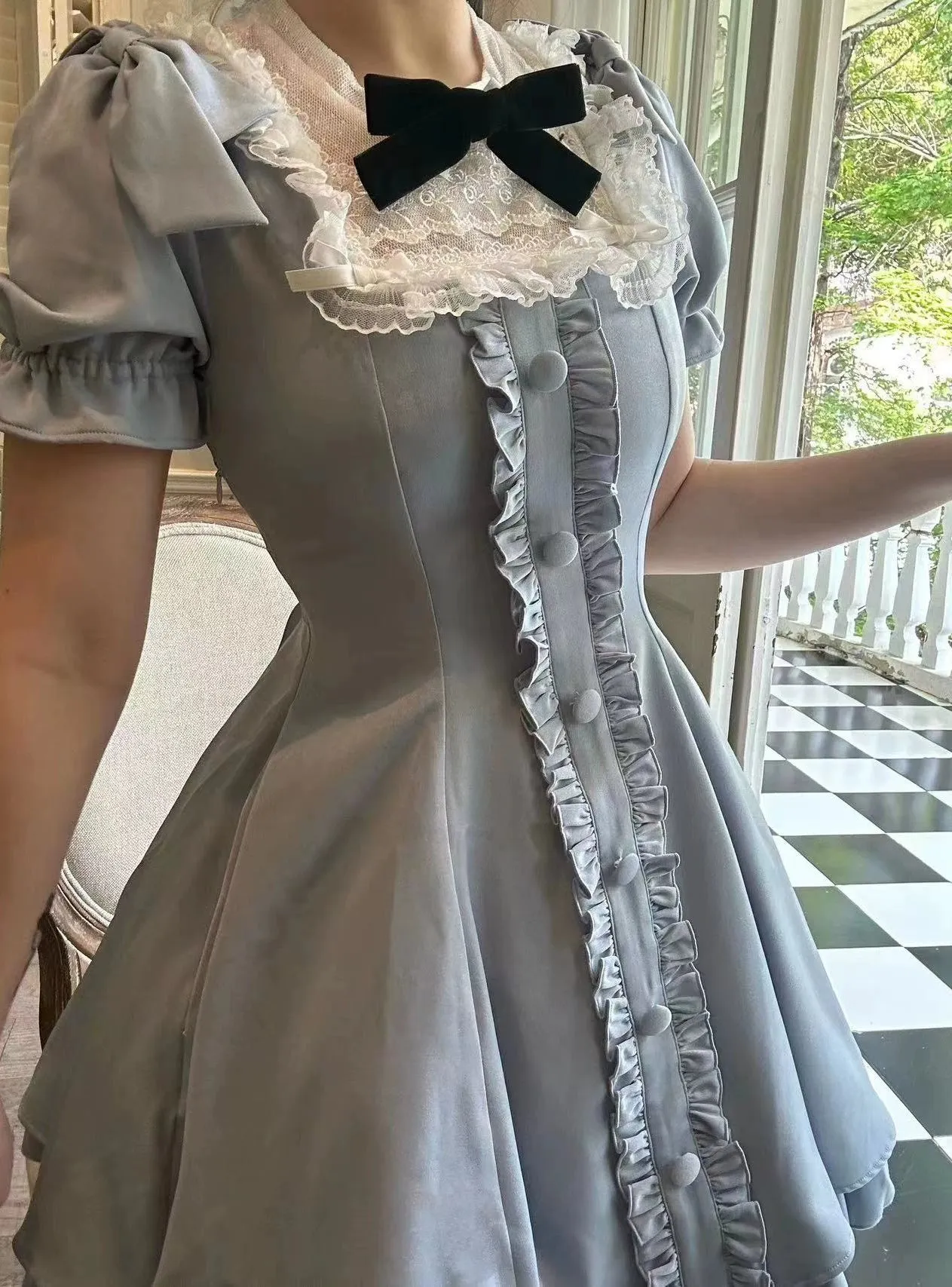 Sweet Wood~Plus Size Lolita OP Dress Summer Dress
