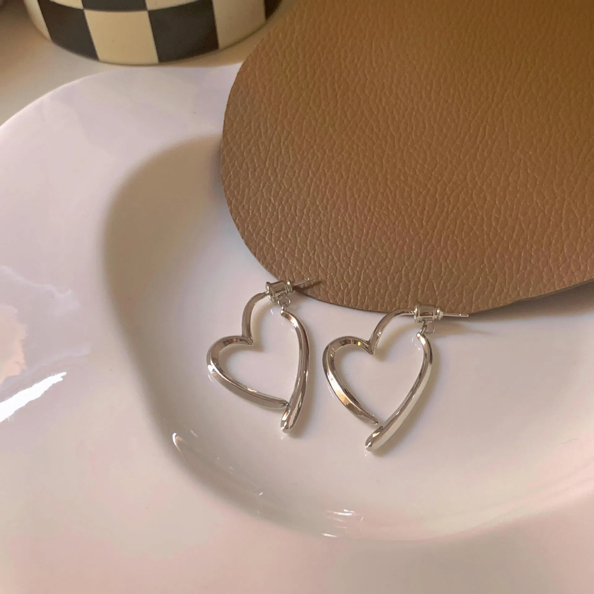 The Adjoined Heart Earring