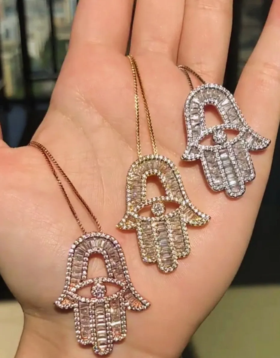 The Hamsa Hand Necklace