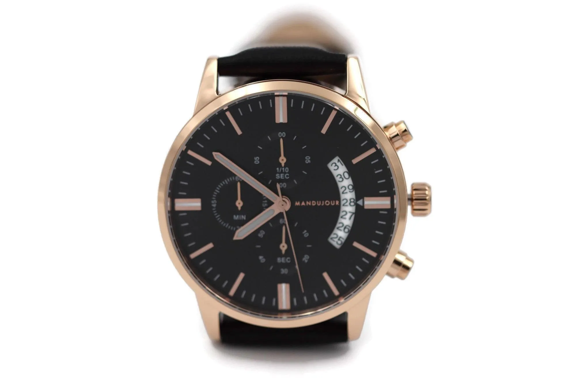 Three-Eye Calendar Chronograph Men's Watch