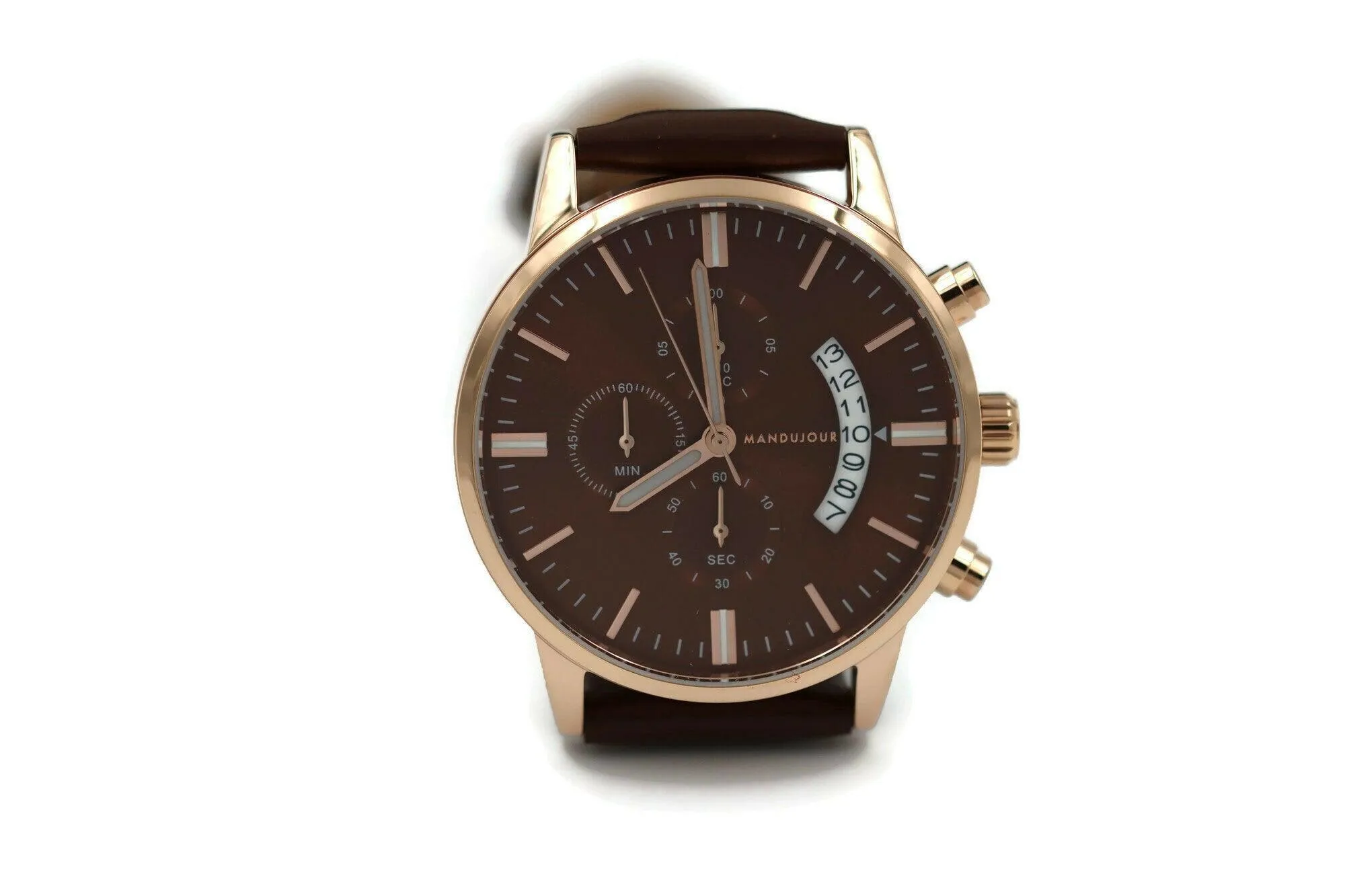 Three-Eye Calendar Chronograph Men's Watch