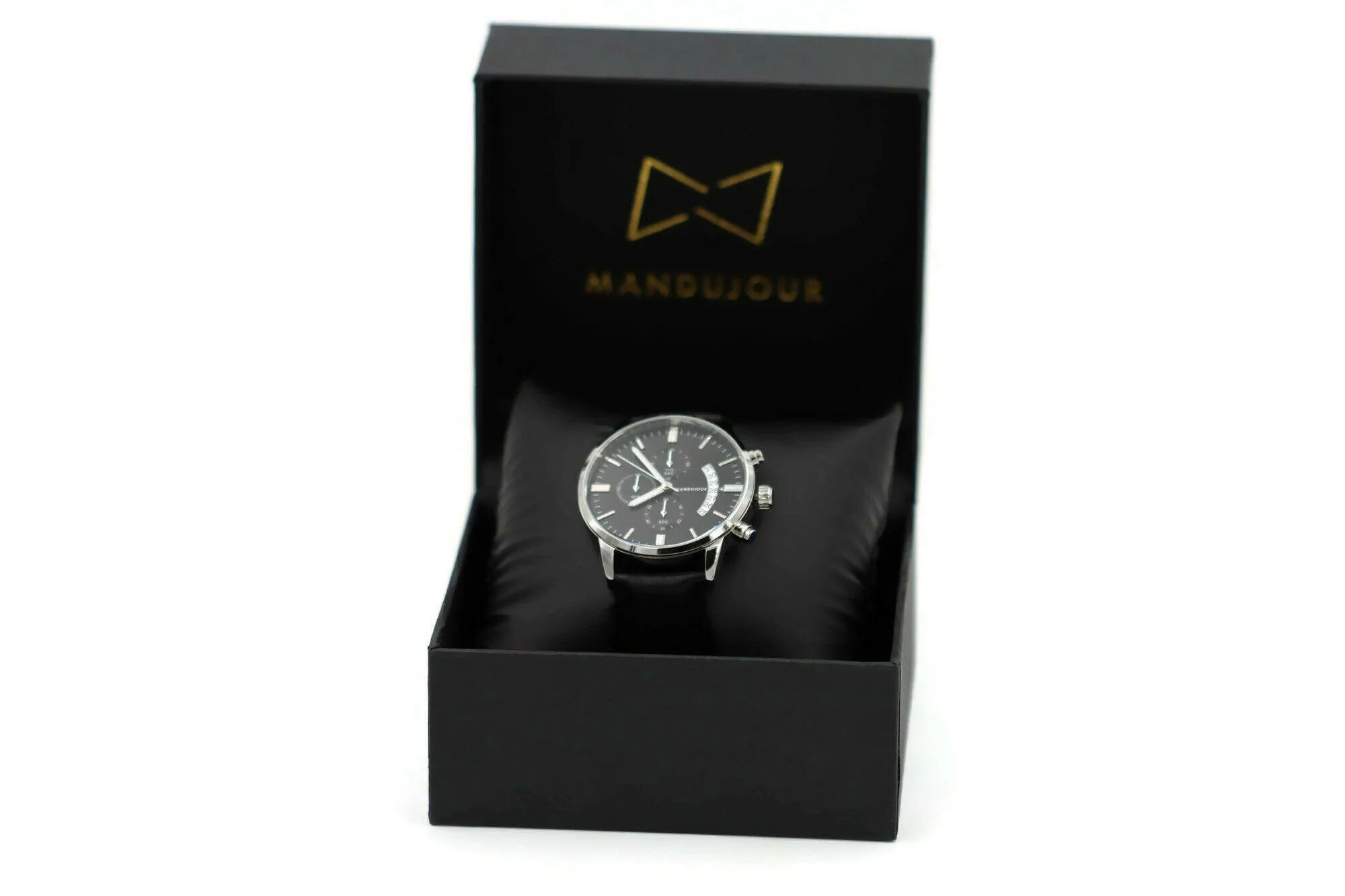 Three-Eye Calendar Chronograph Men's Watch