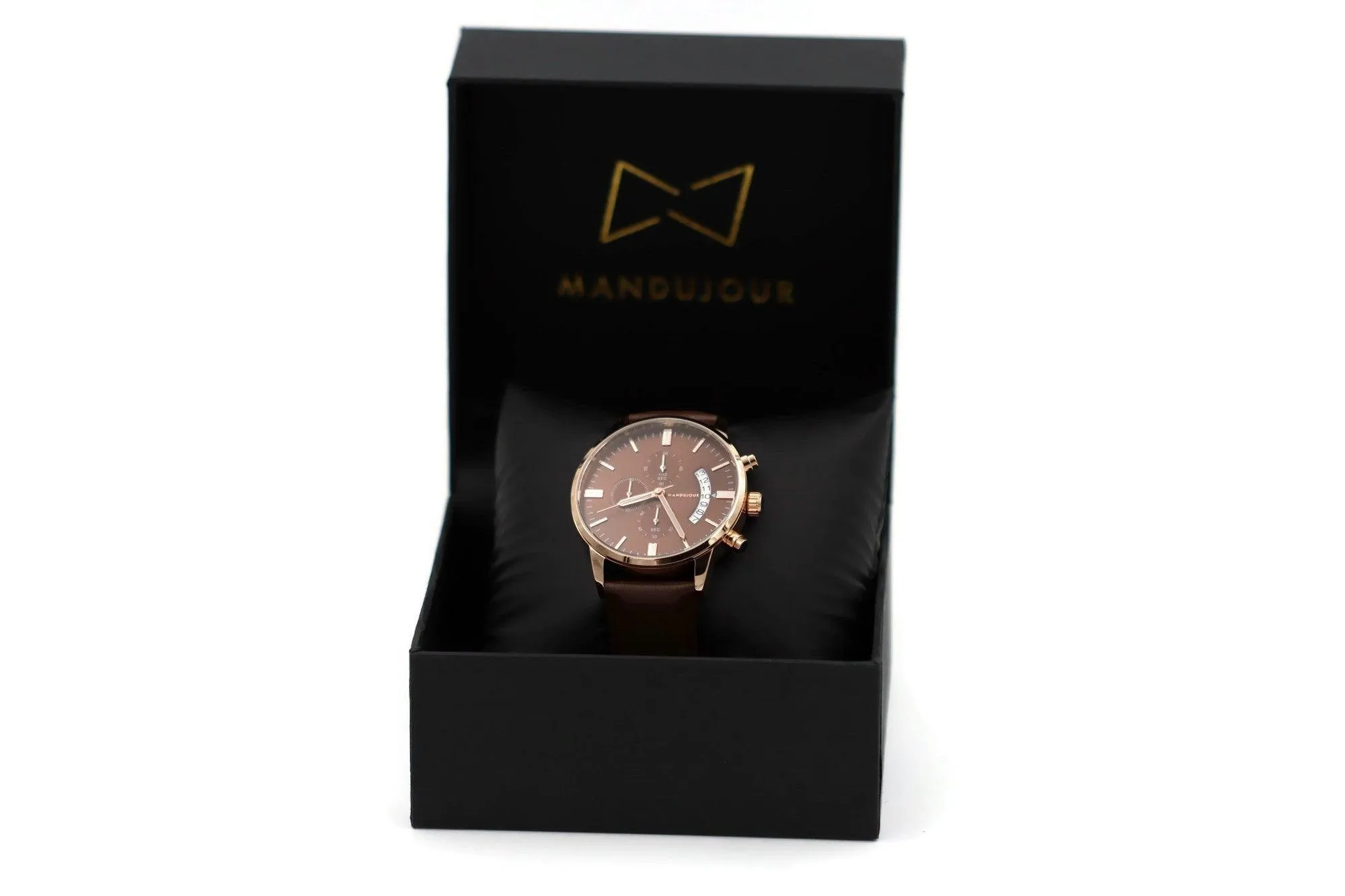 Three-Eye Calendar Chronograph Men's Watch