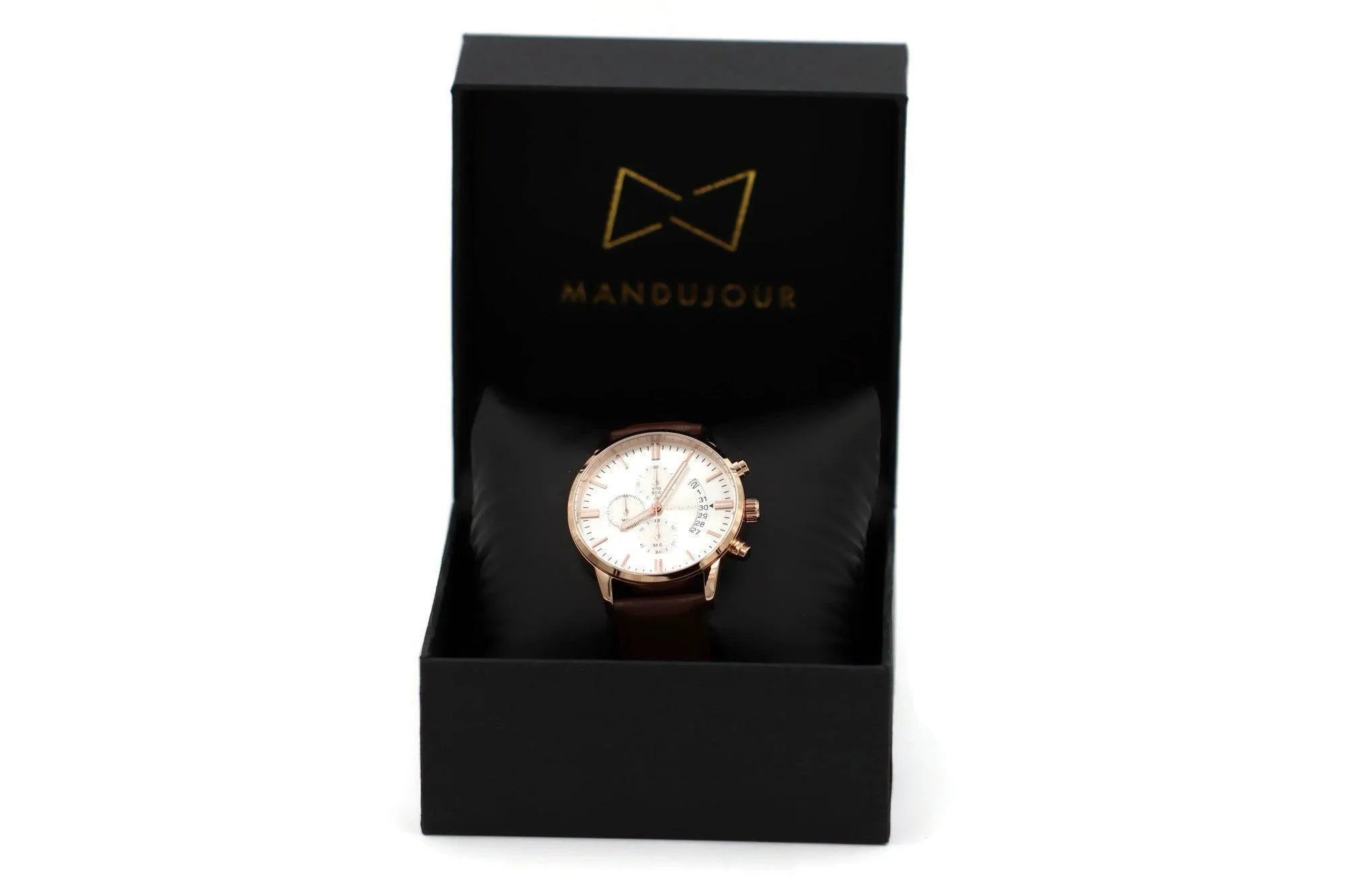 Three-Eye Calendar Chronograph Men's Watch