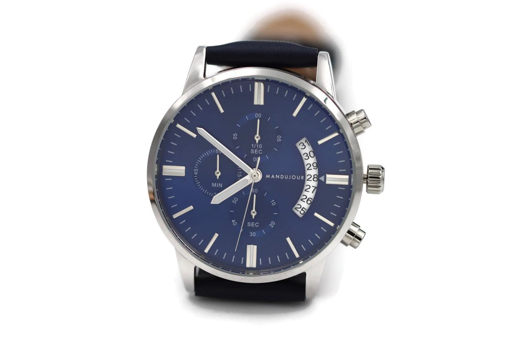 Three-Eye Calendar Chronograph Men's Watch