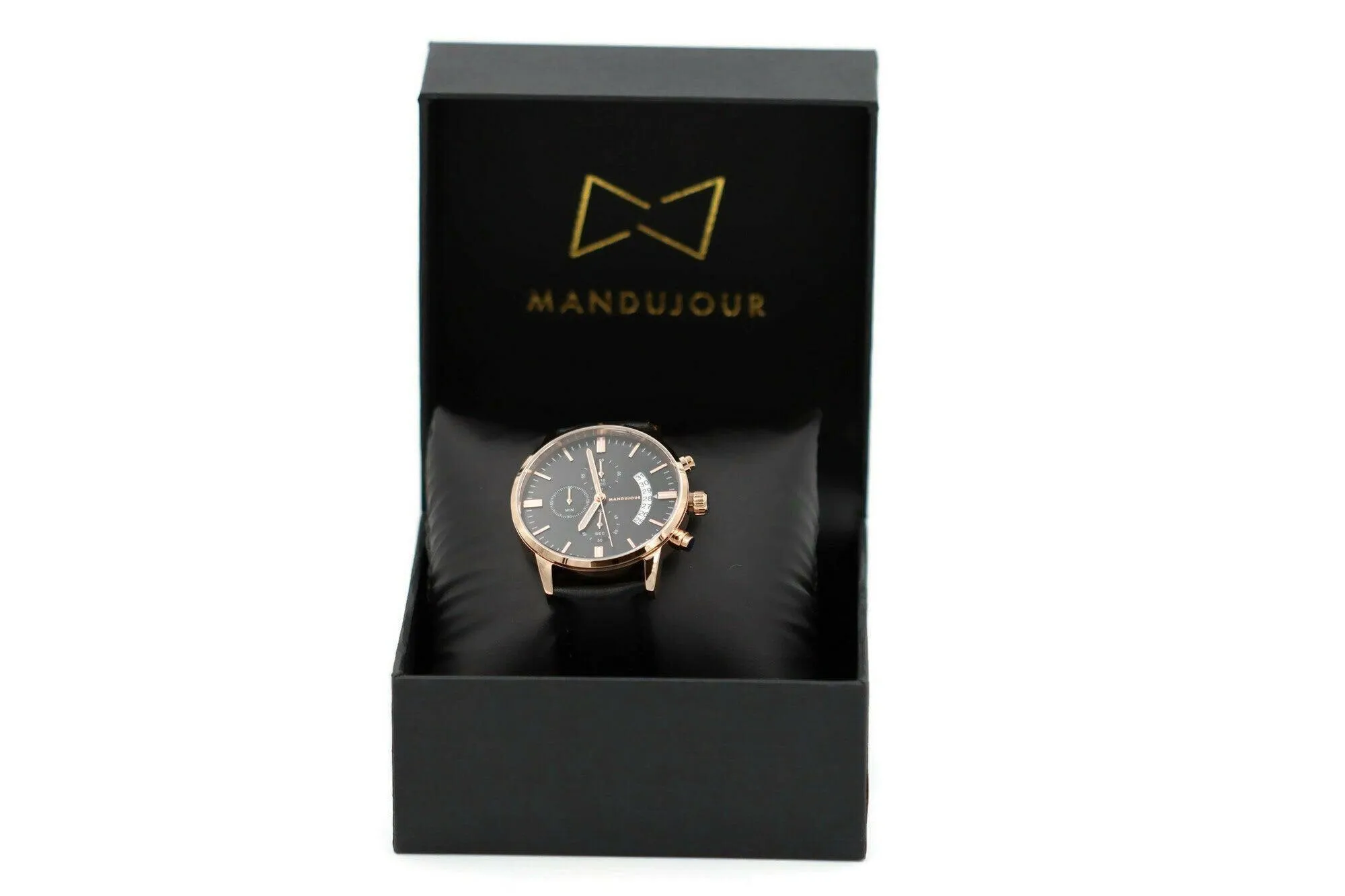 Three-Eye Calendar Chronograph Men's Watch