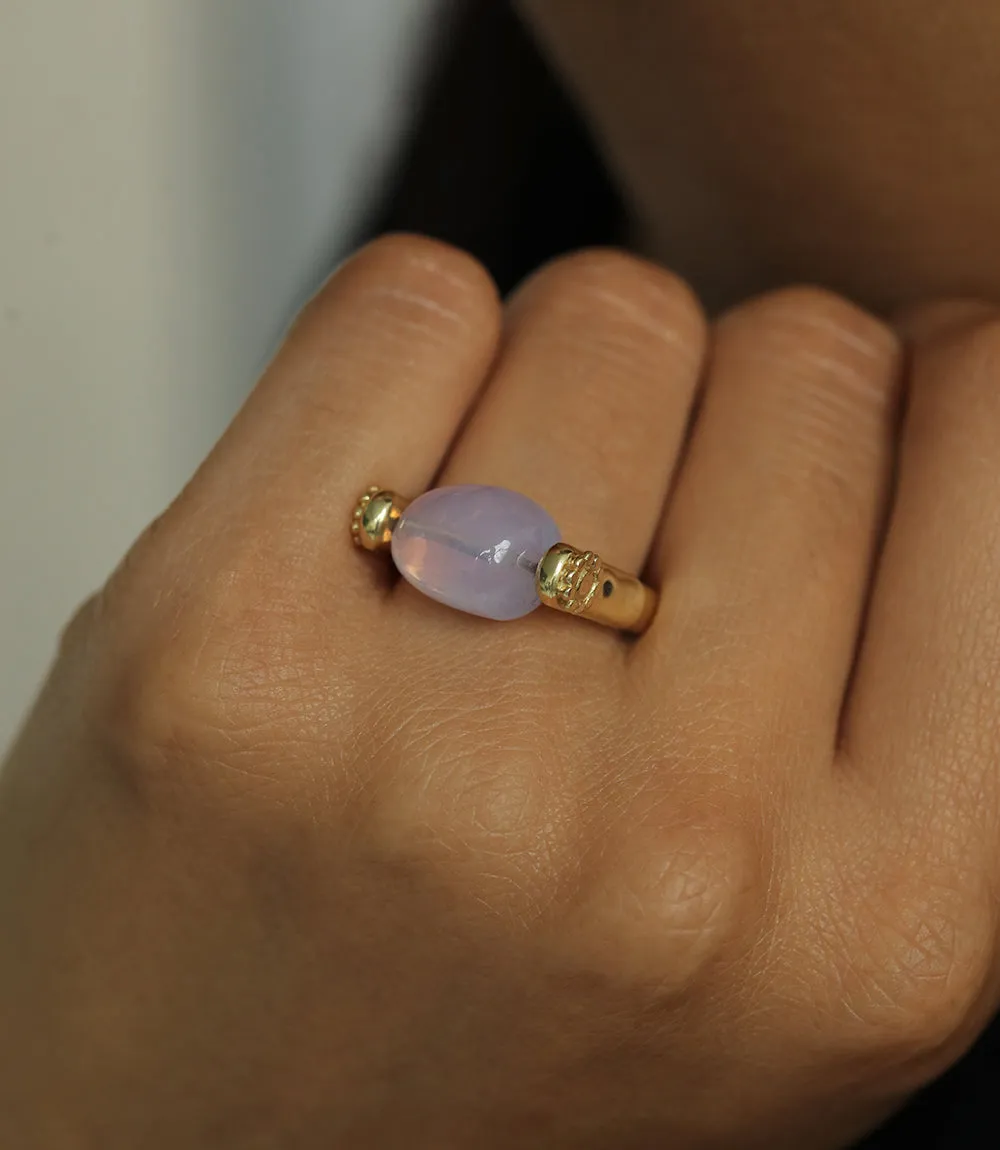 Tumbler Ring Lavender Quartz