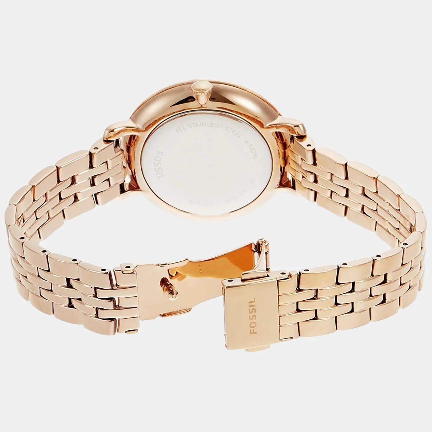 Women's Gold Analog Stainless Steel Watch ES3546I