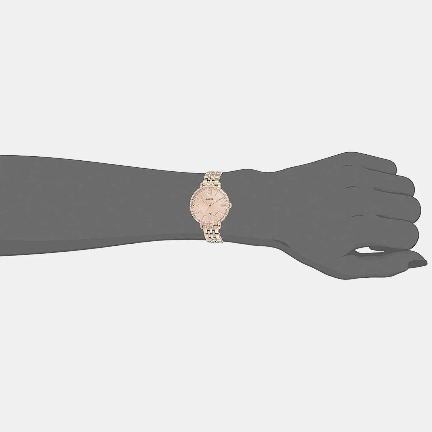 Women's Gold Analog Stainless Steel Watch ES3546I