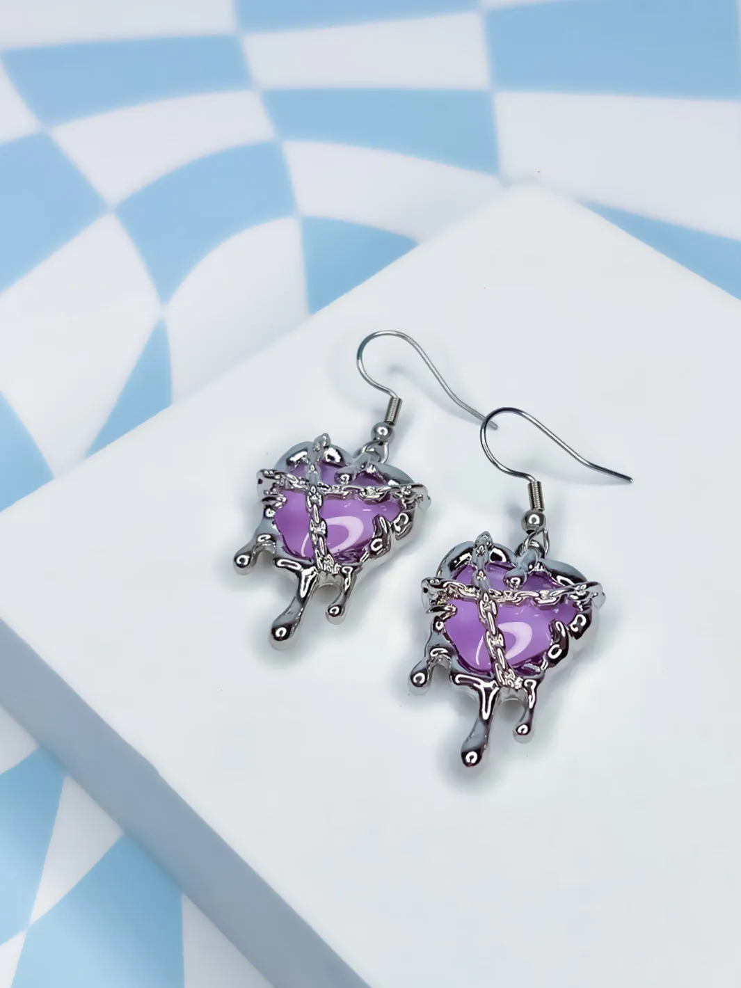 WONDERWORLD EARRINGS - PURPLE
